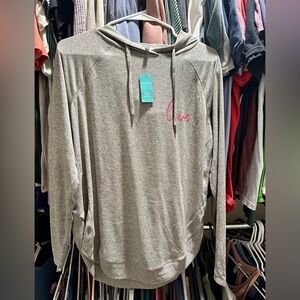 NWT Maurice’s love hooded sweatshirt womens size medium